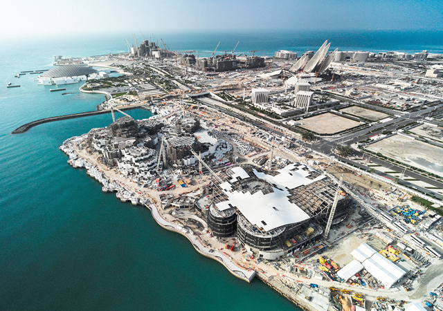 Construction work on the various museums at Saadiyat is nearing completion.